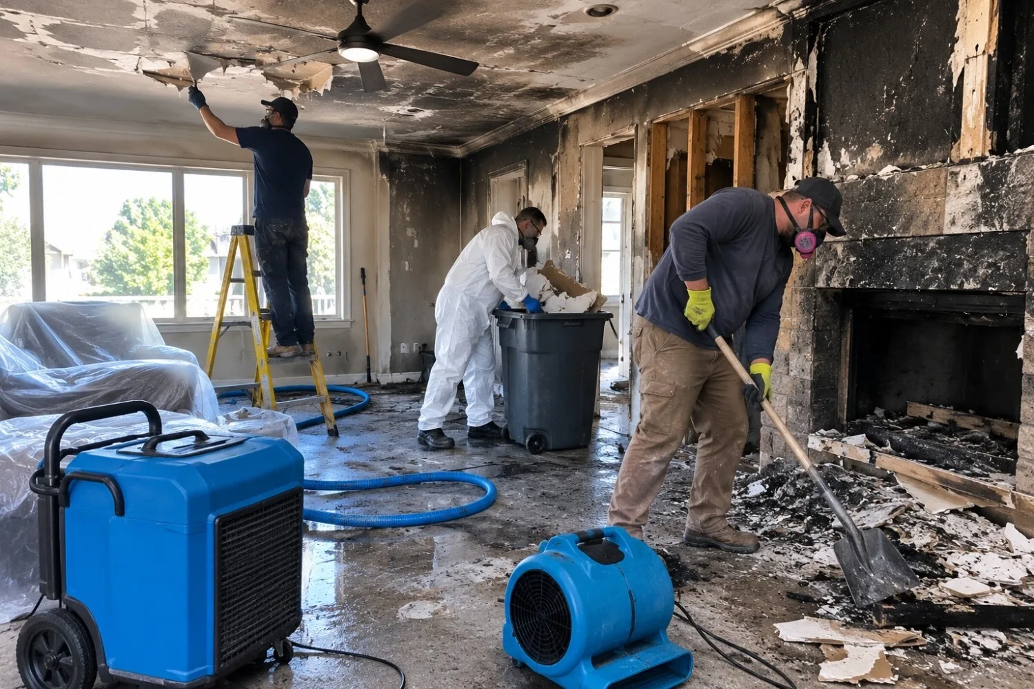 Fire Damage Restoration in Baldwin Park, CA